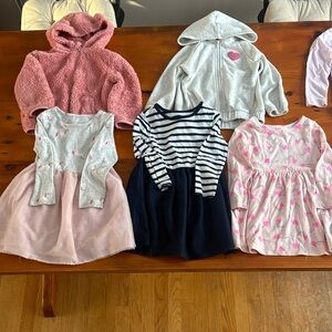 Girls valentines clothing lot size 3-t